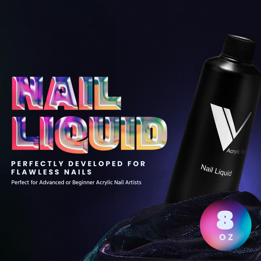 V Beauty Pure Monomer: application lisse pour des ongles nets.