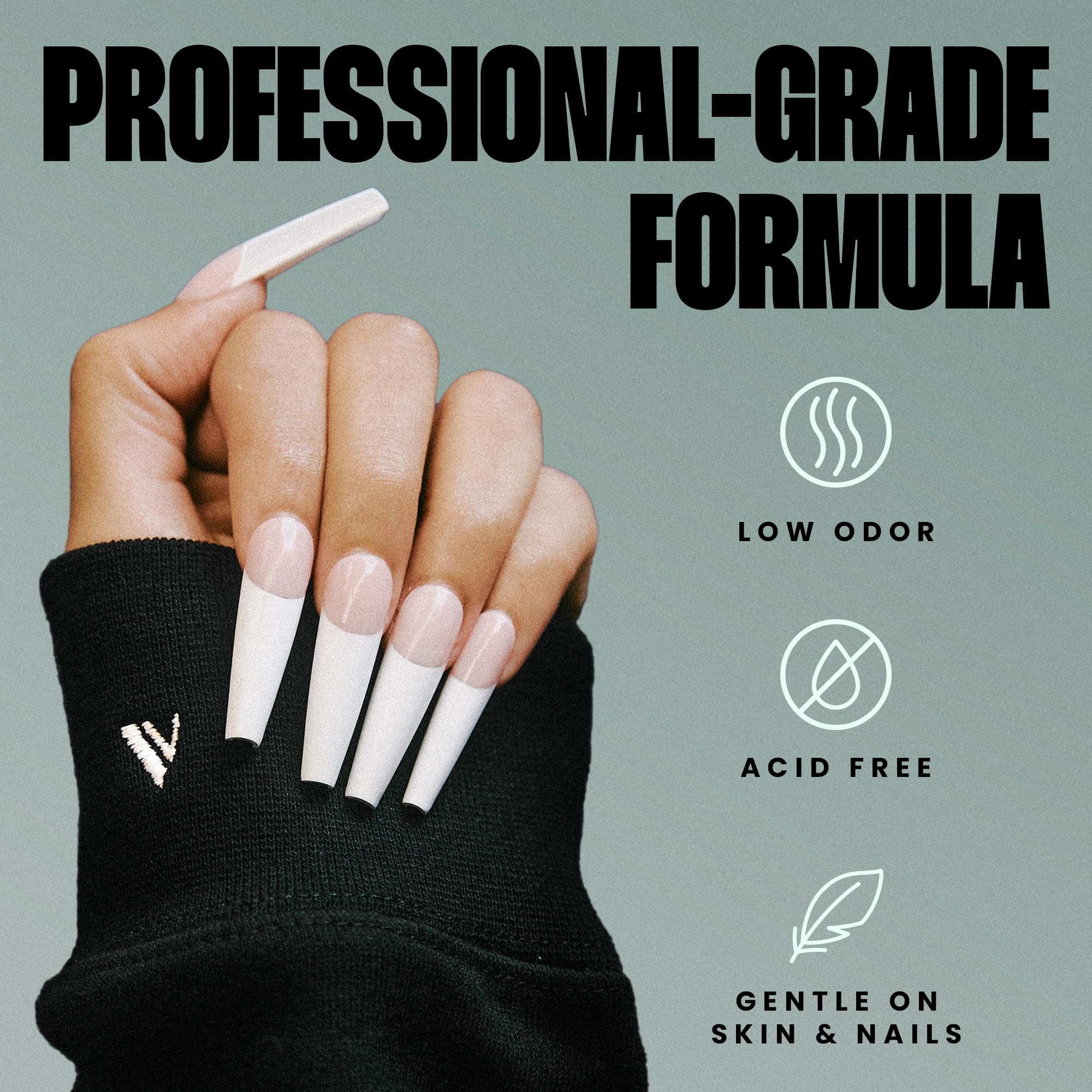 V Beauty Pure Super Bond Primer compatible gel, acrylique et gel de construction.