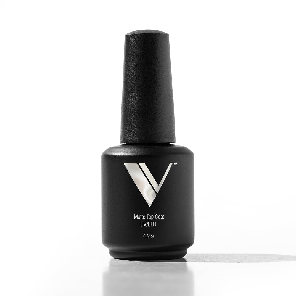 V Beauty Pure Top Coat Matte – bouteille, fini velouté et longue tenue