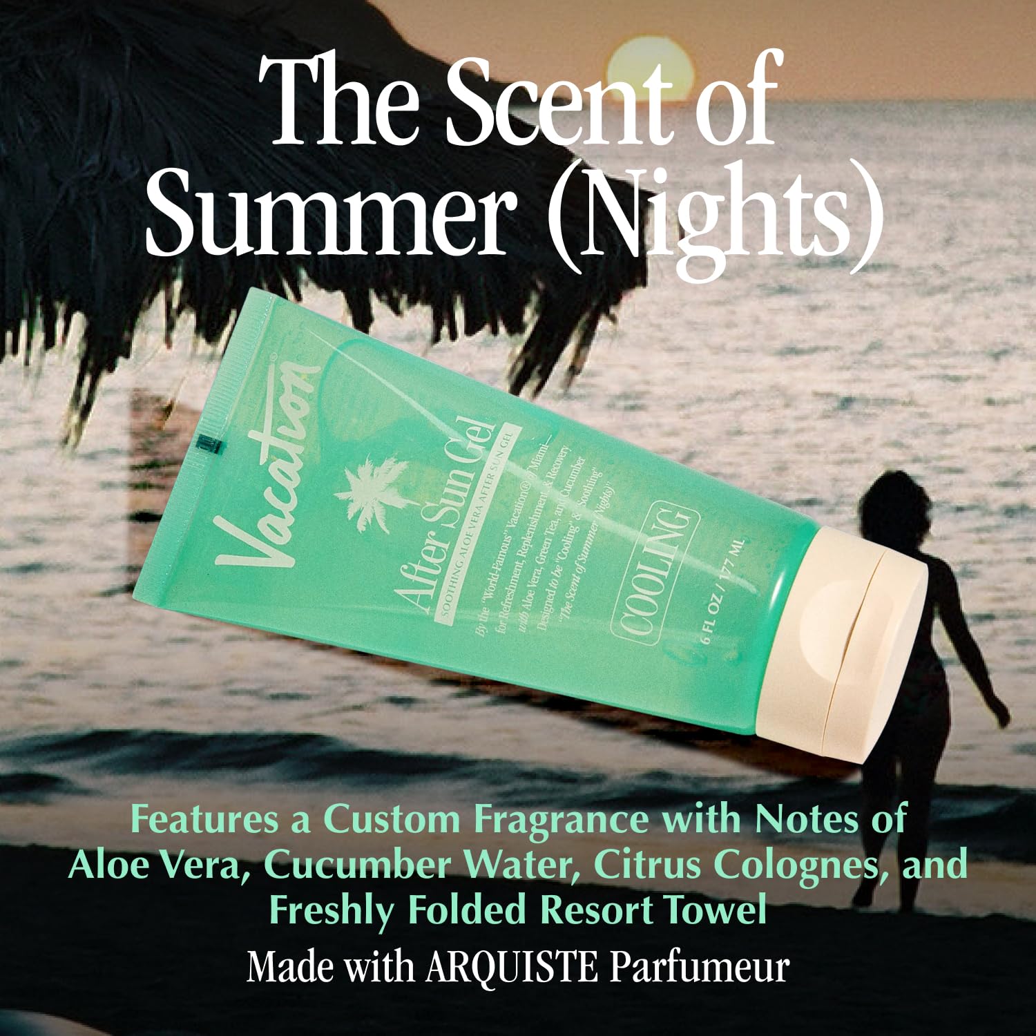 Aloe Vera Vacation pour hydrater durablement la peau apres exposition au soleil.