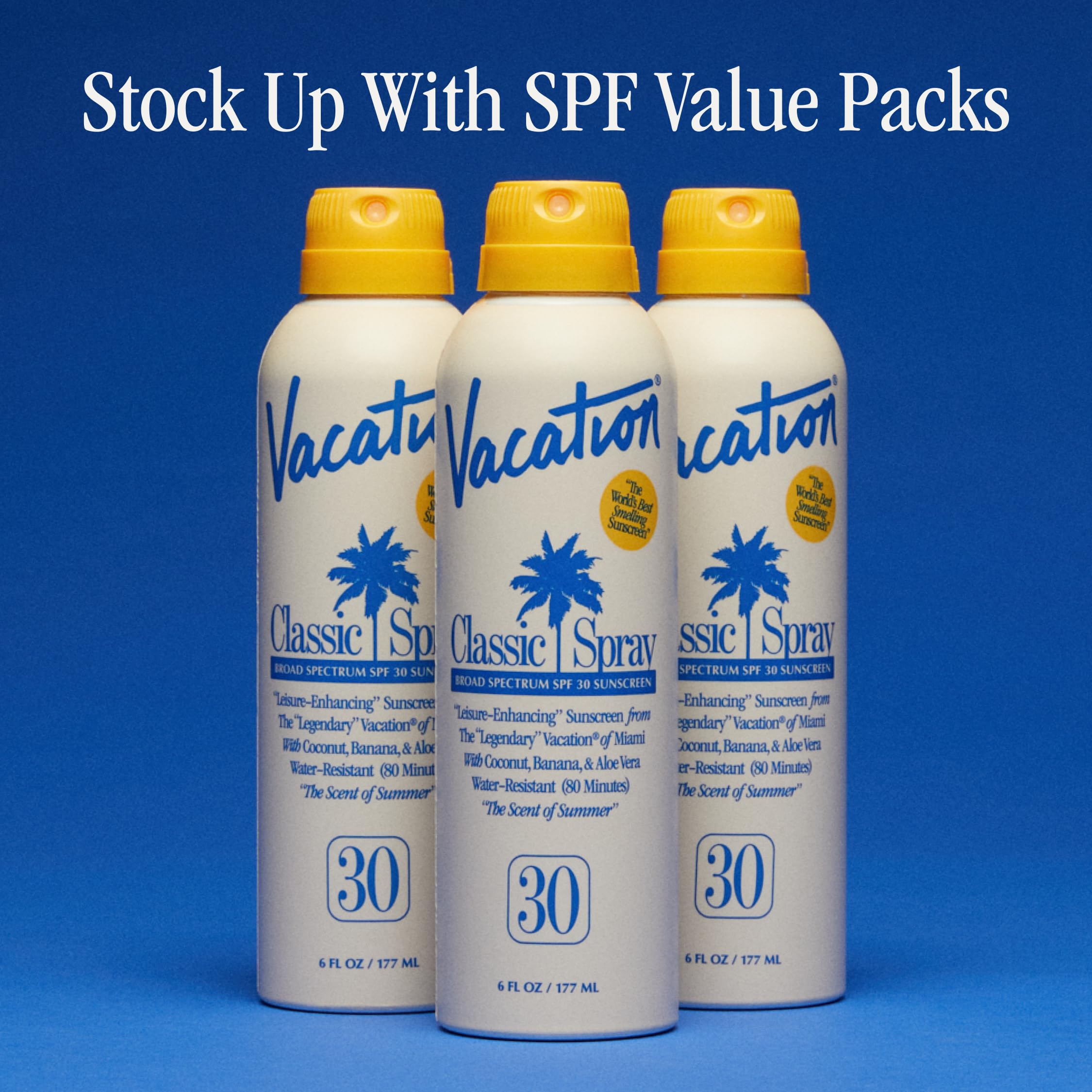 VACATION Classic Spray SPF30 : format non aérosol pour une application flexible