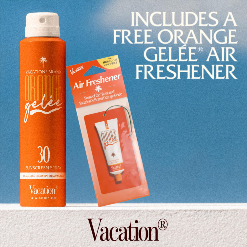 VACATION Orange Gelée SPF30: testé dermatologiquement pour la sécurité cutanée.