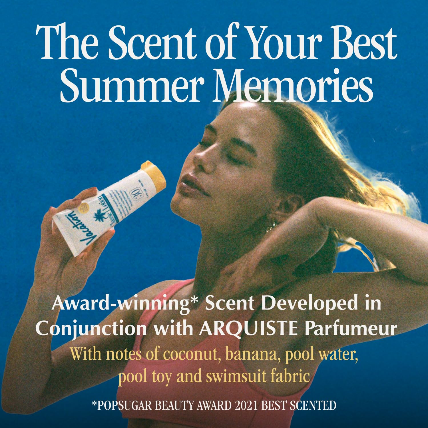 VACATION Lotion solaire classique SPF 30: texture légère prête à étaler.