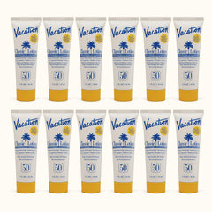 VACATION Mini Classic Lotion SPF50: bouteille 1oz pratique pour les voyages et la protection solaire.
