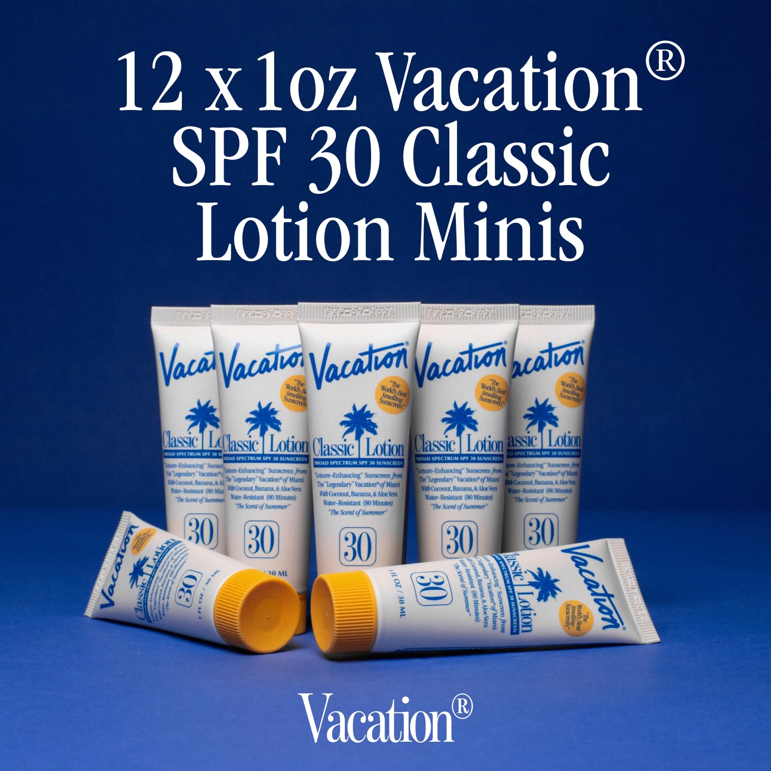 VACATION Mini Classic SPF30: application rapide sans traces, adaptée à tous les tons de peau.