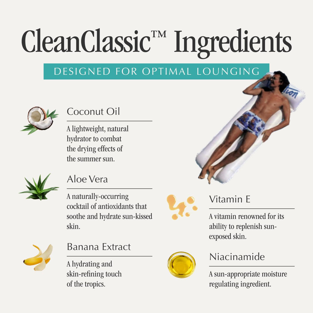 VACATION Mini Classic SPF30: formule CleanClassic sans octinoxate, vegan et non testé sur les animaux.