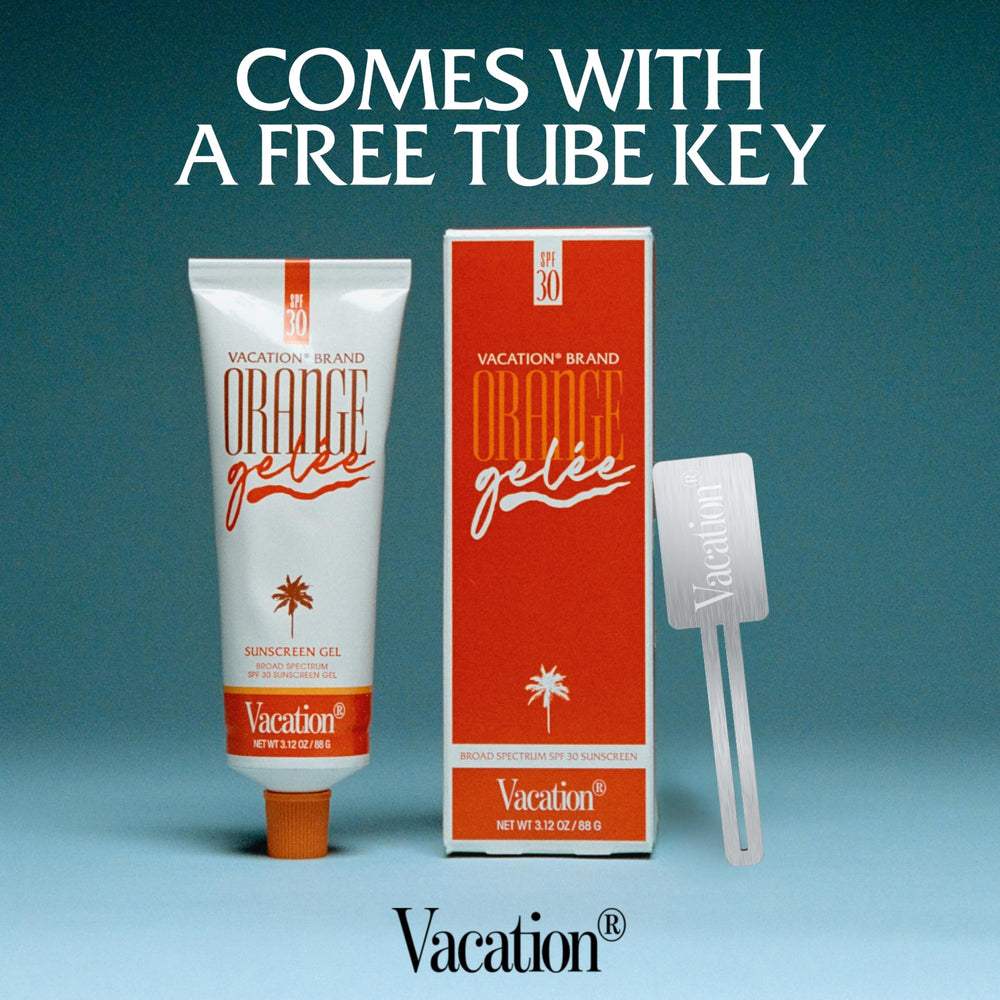 VACATION Orange Gelée : format voyage pratique avec cle-tube