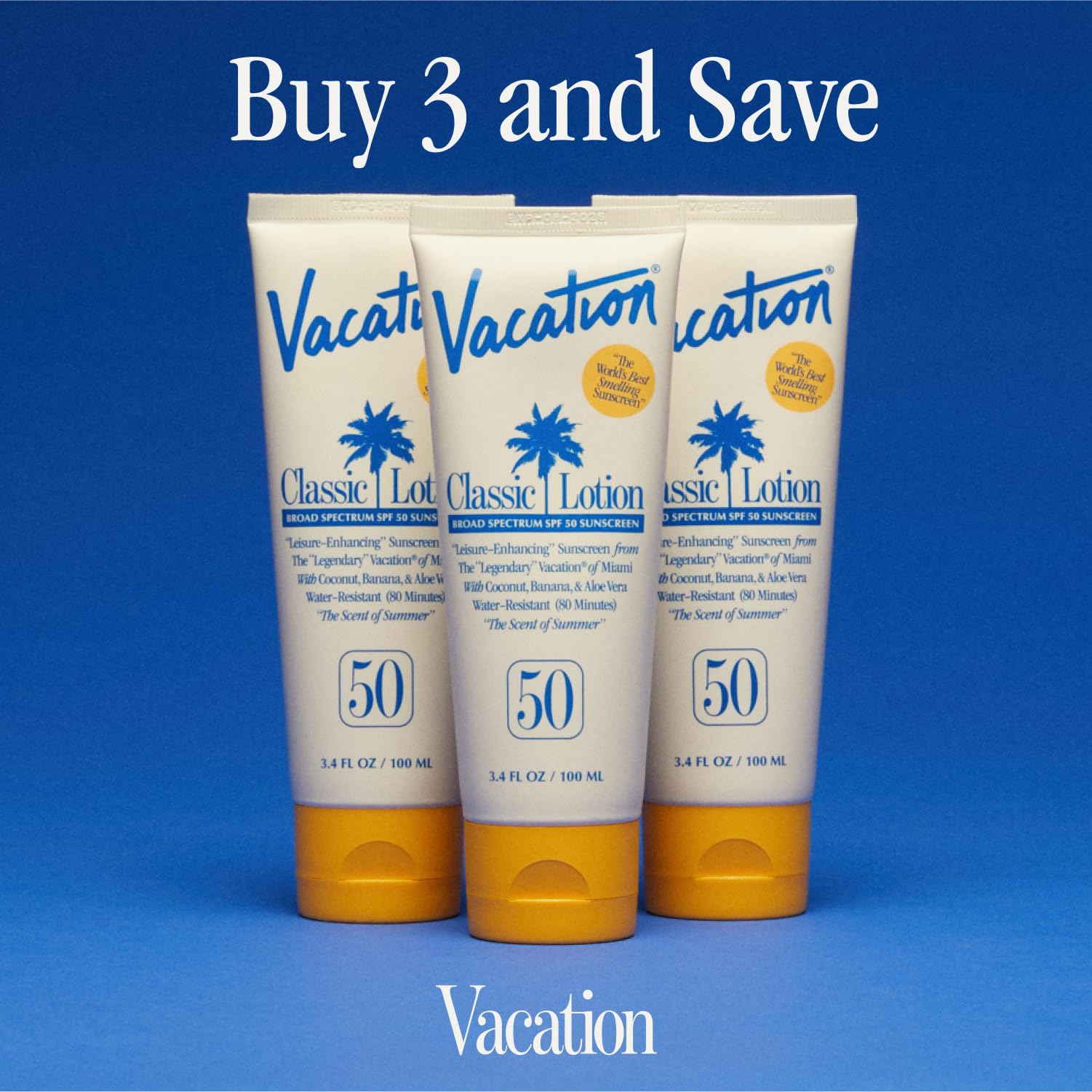 VACATION parfum ARQUISTE, notes coco-banane évoquant des vacances paradisiaques