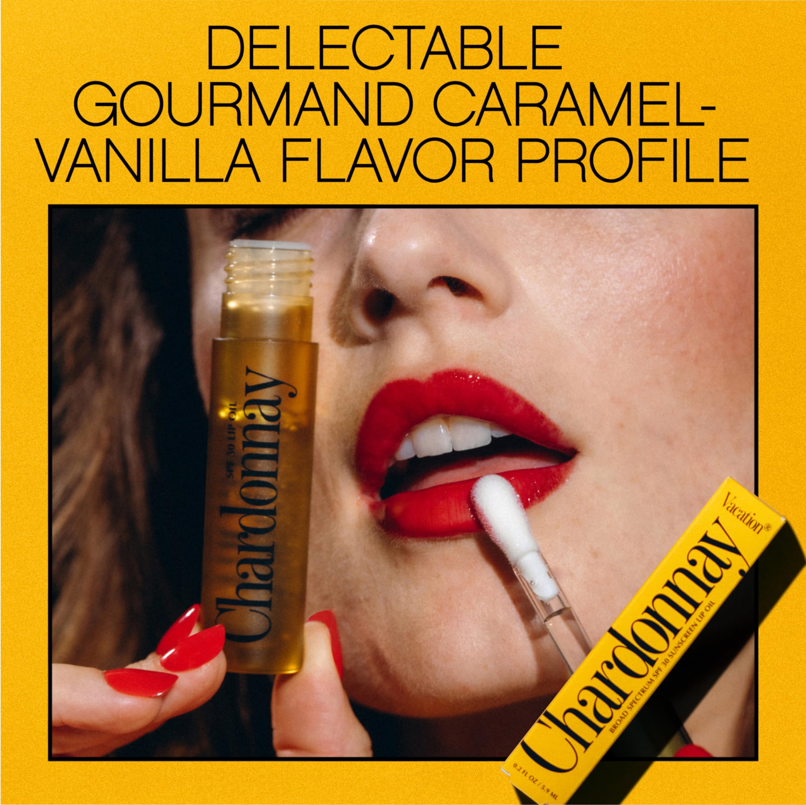 Vacation Lip Oil packaging travels well for on-the-go care.