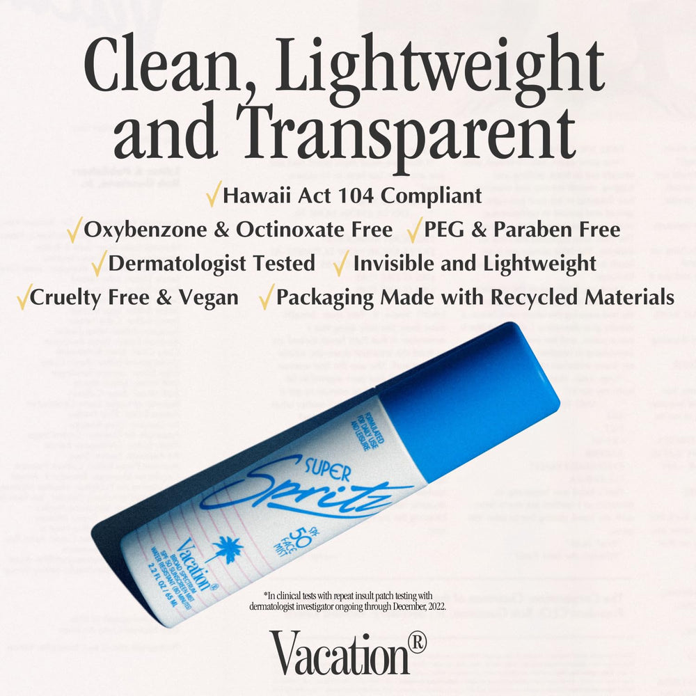 VACATION Super Spritz format voyage pratique pour le sac