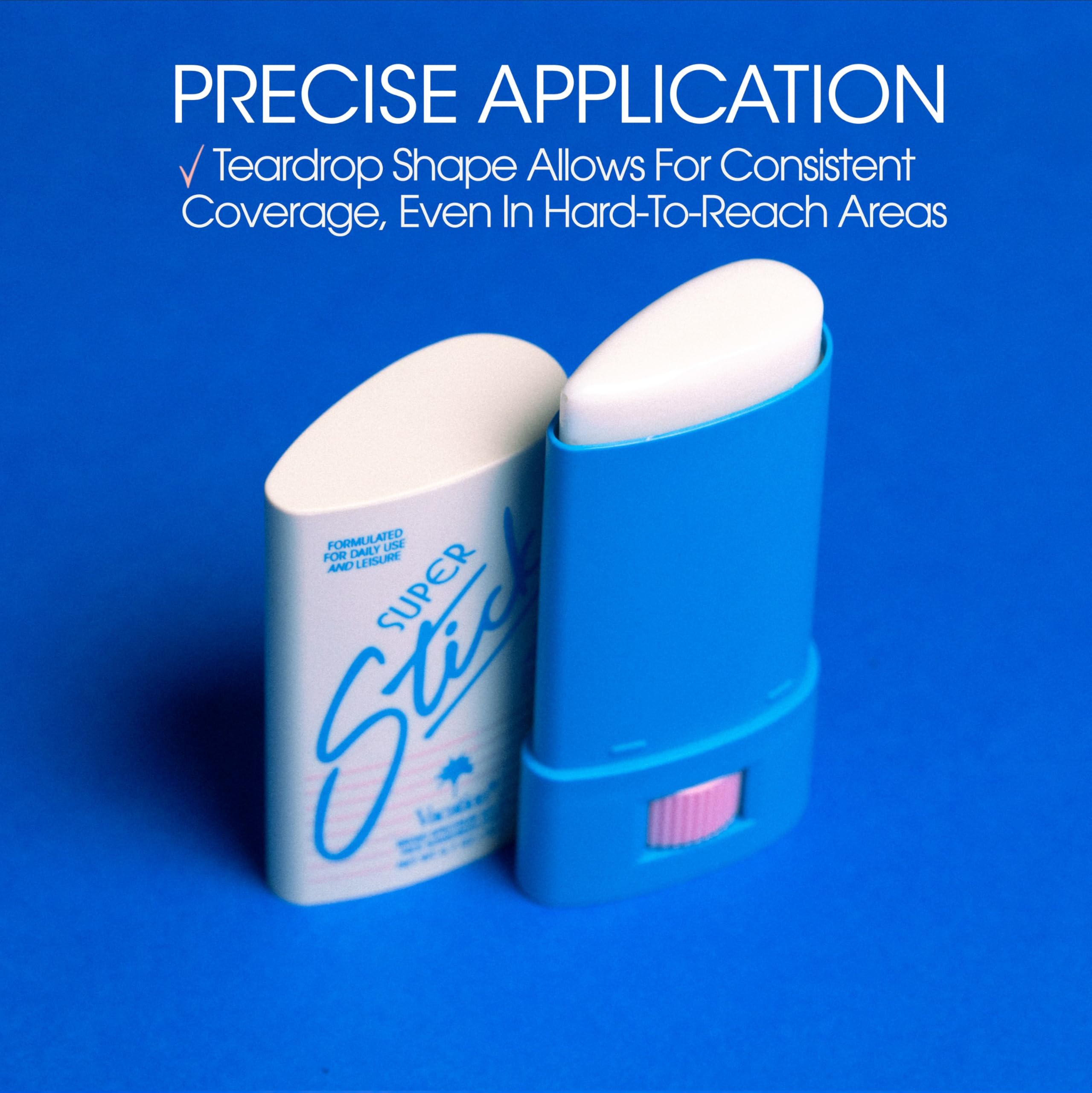 VACATION Stick SPF45 ciblage visage et cuir chevelu.