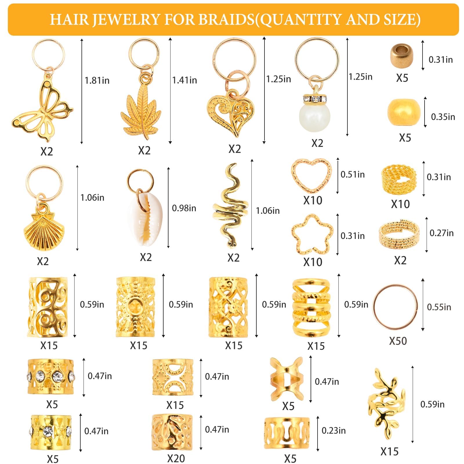 Bagues serpent Vaikby dorées pour un look audacieux.