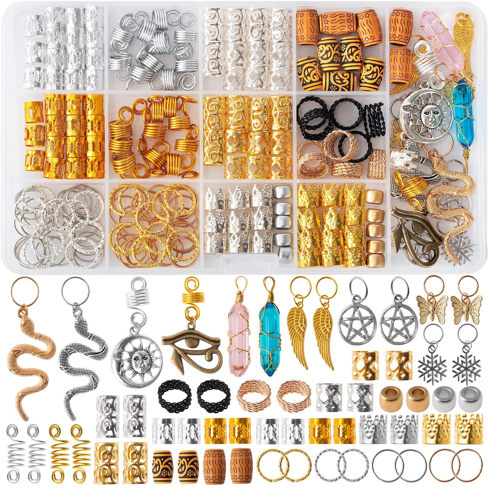 Pendentifs Vaikby en cristal naturel pour sublimer les tresses