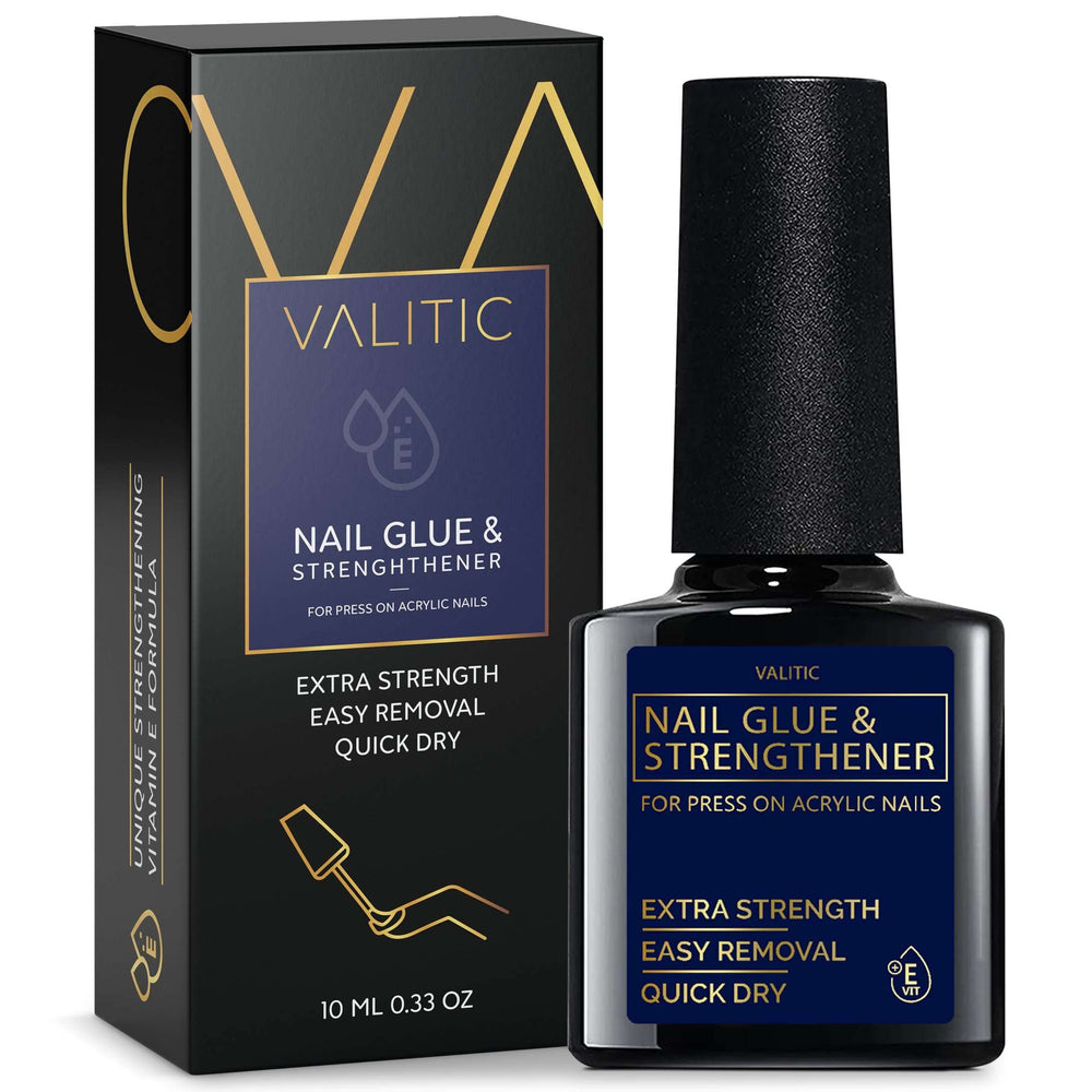 Valitic-colle-ongles-bouteille: fixation durable pour ongles grâce à une bouteille prête à l’emploi.