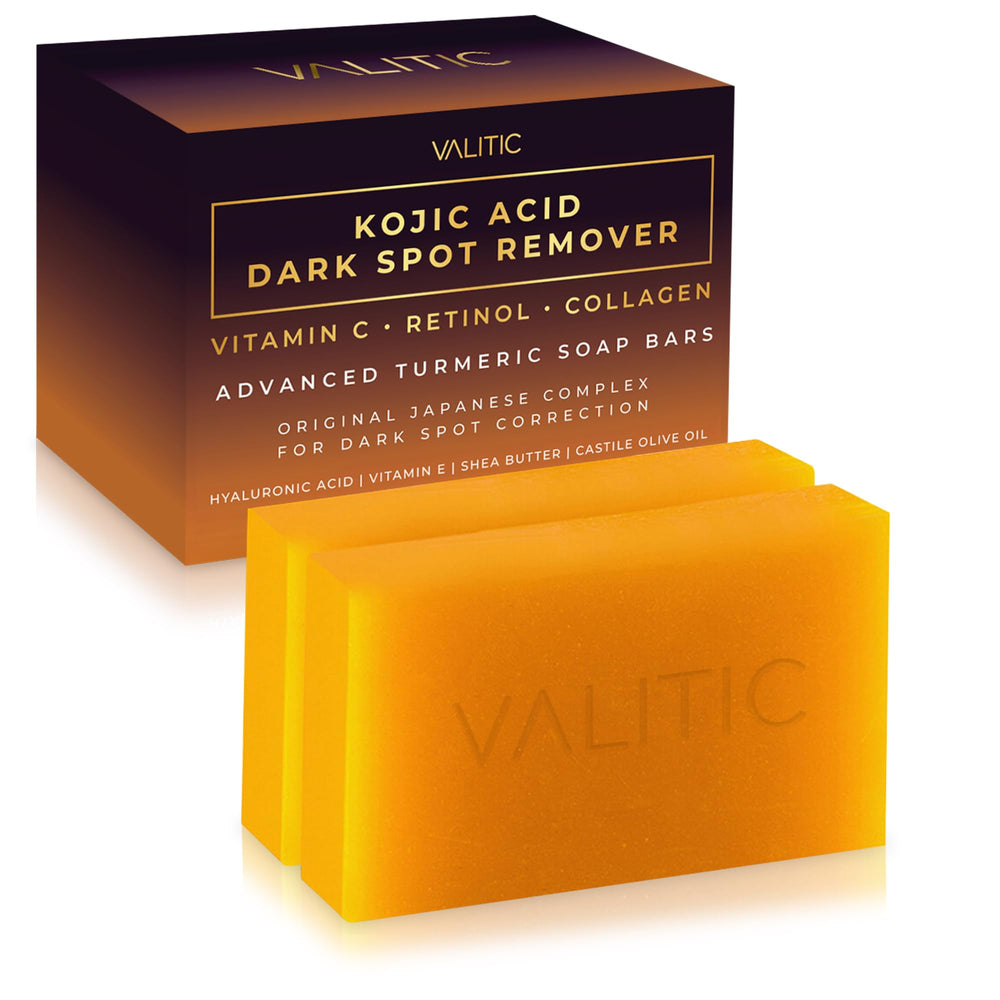 VALITIC Savon acide kojique ciblant les taches pour un teint uniforme