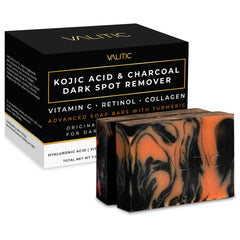Valitic savon-charbon-actif emballage soigné pour votre routine nettoyante.