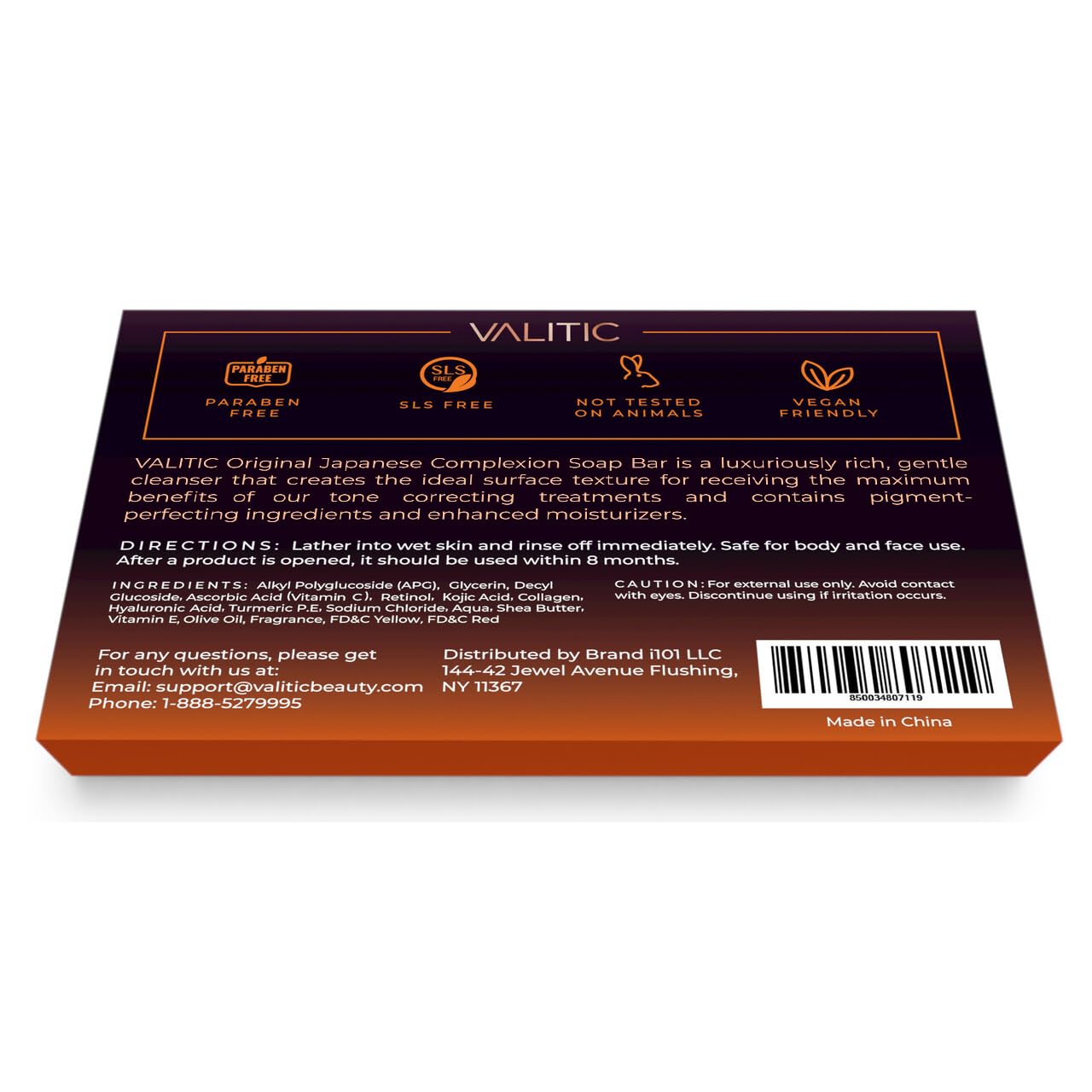 Valitic savon curcuma: teint plus lumineux et homogène