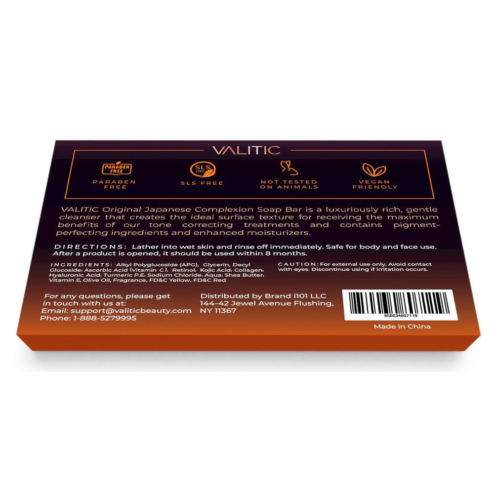 Valitic savon curcuma: teint plus lumineux et homogène
