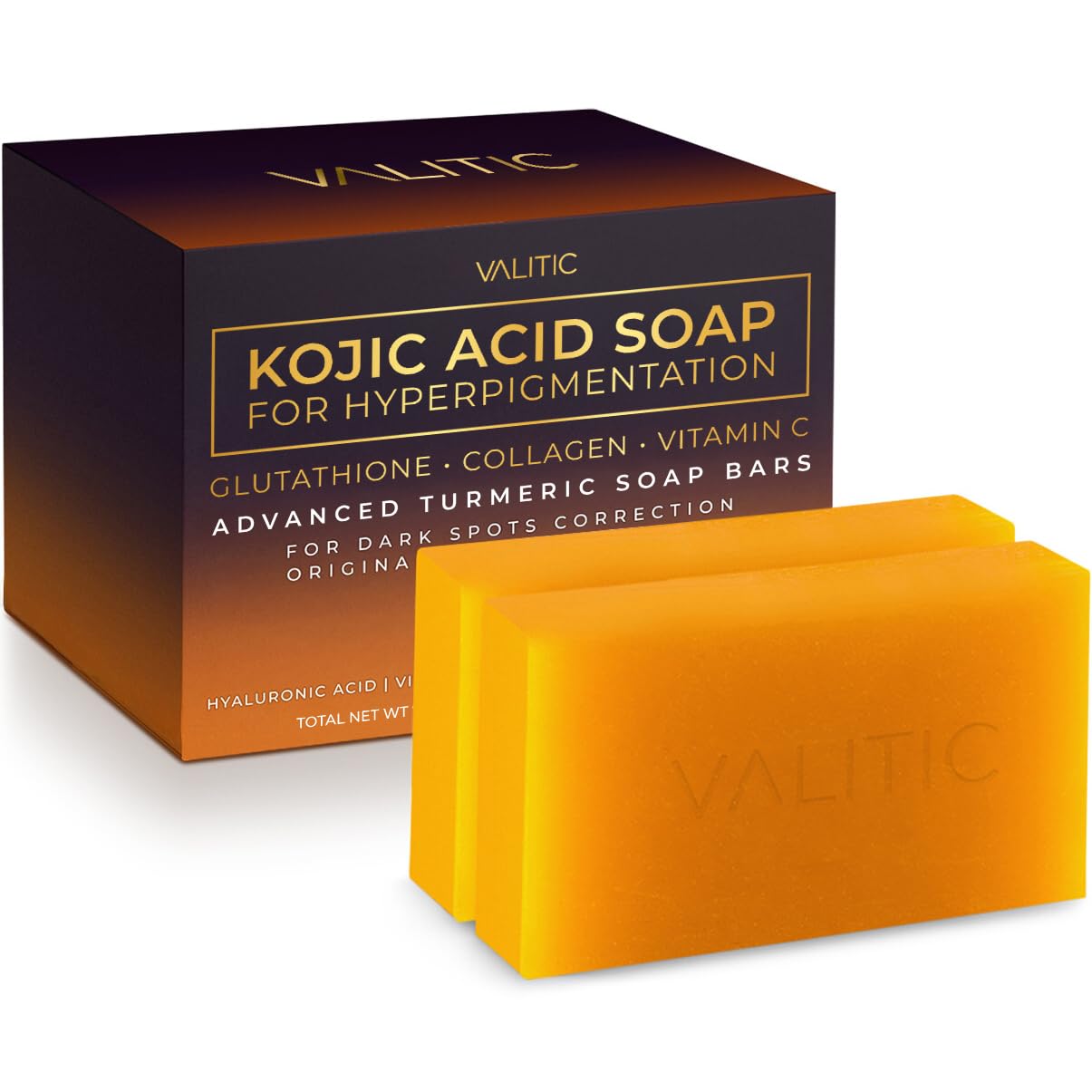 Valitic Kojic Acide - texture cremeuse, nettoyage en douceur sur peau.