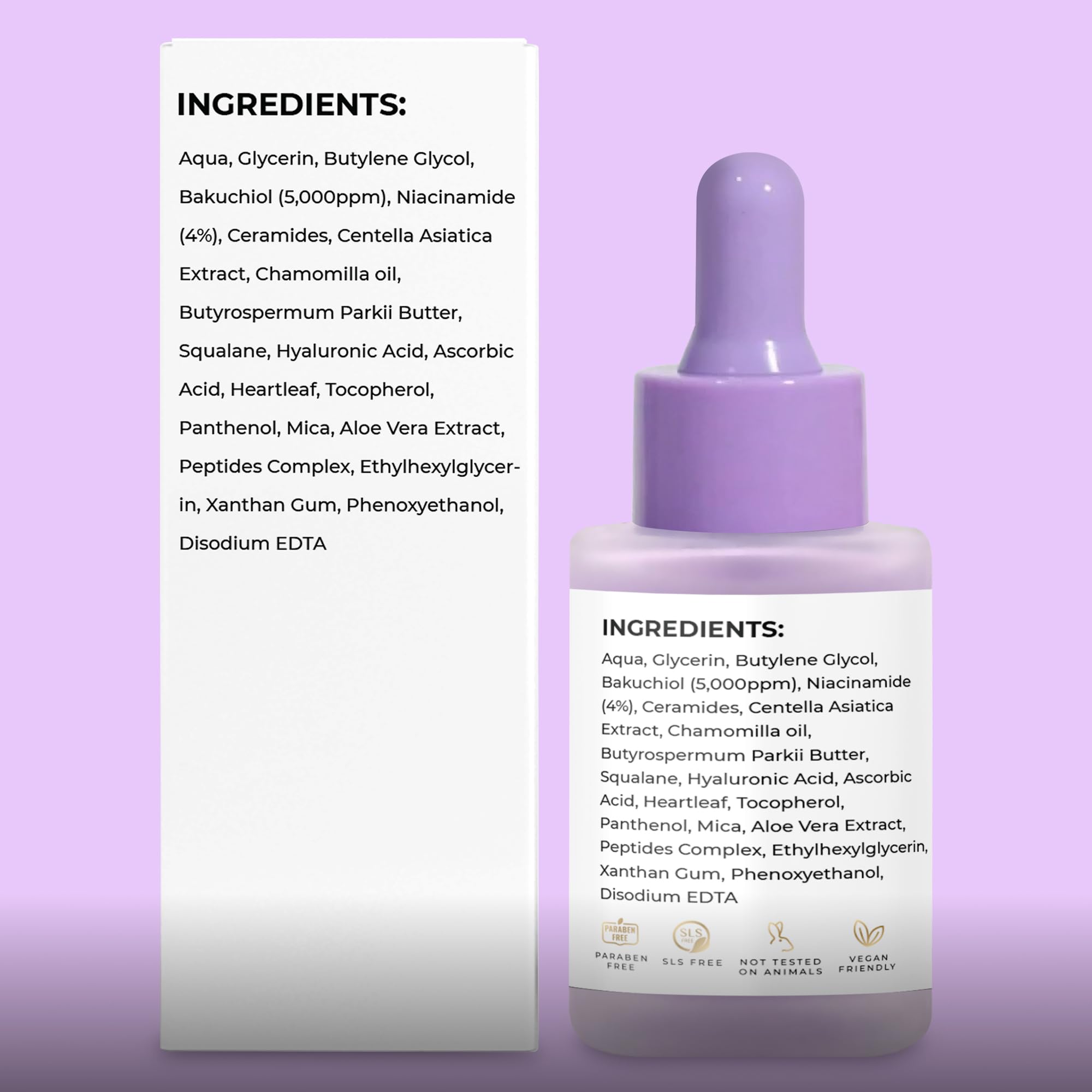 VALITIC Sérum Bakuchiol – résultats potentiels avec une utilisation régulière.