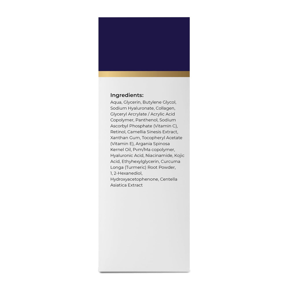 VALITIC skin radiance visual suggests brightening glow after application.
