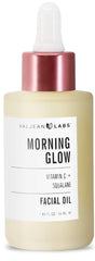 VALJEAN LABS Éclat Matinal : bouteille d'huile visage pour hydratation et éclat naturel.
