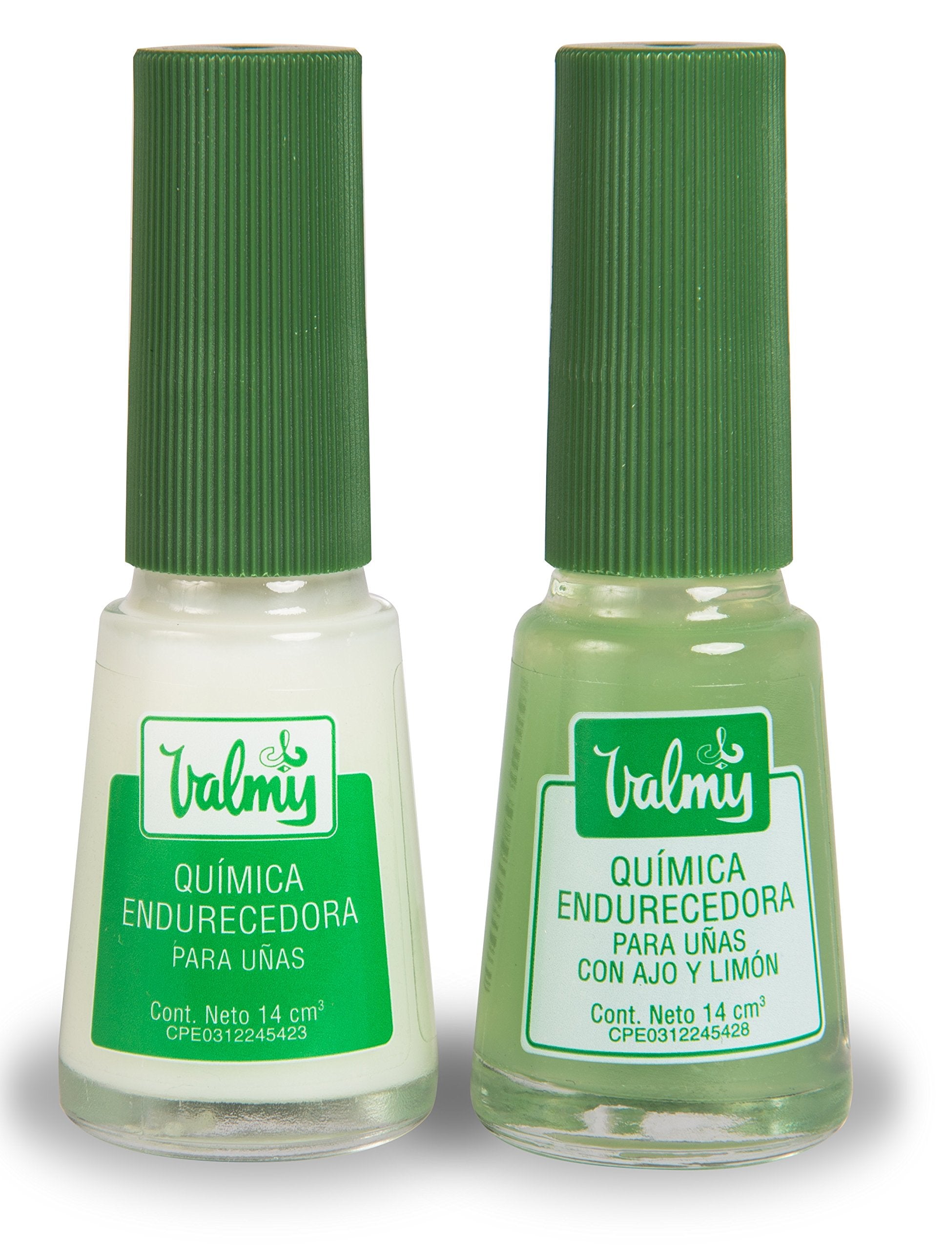 Valmy endurcisseur-ongles ail-citron, flacon visible, renforce rapidement les ongles.