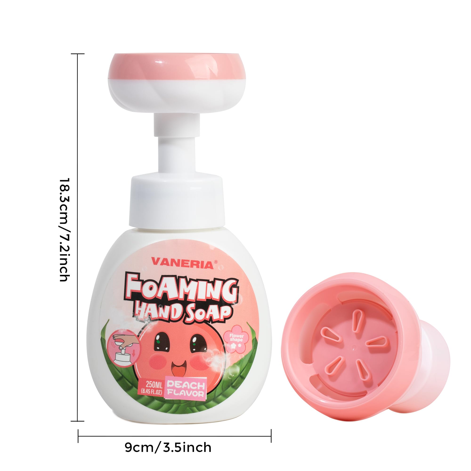VANERIA Kids – etapes-utilisation-bulle: guide simple pour une mousse parfaite