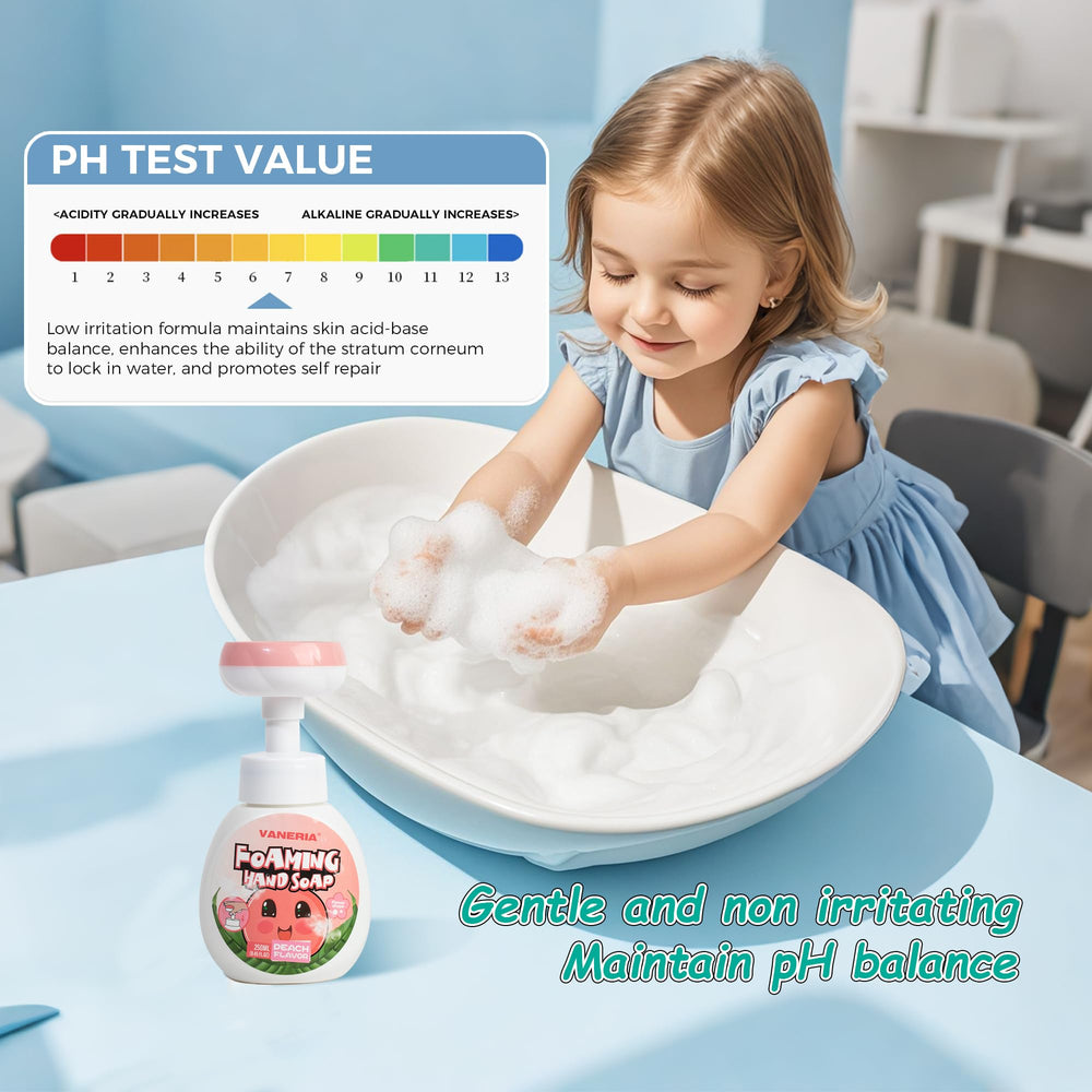 VANERIA Kids – formule-pH-equilibre: soin doux respectant l’équilibre cutané