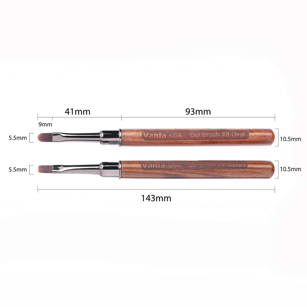 Ensemble ovale et plat Vanfa pour manucure polyvalente.