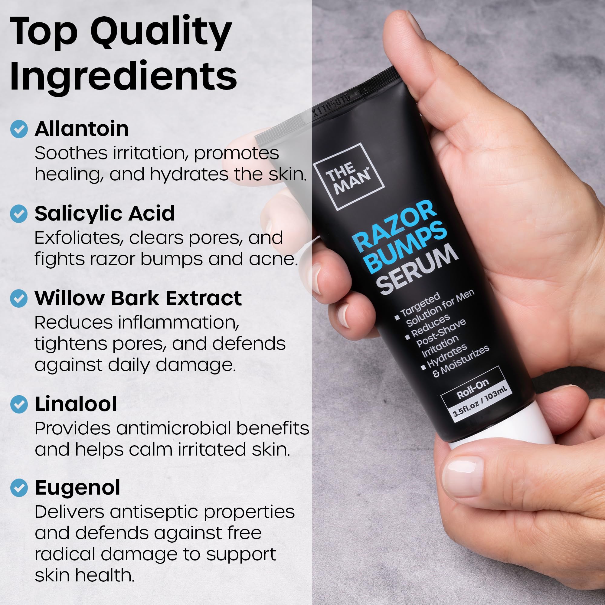 Application ciblée Vanibiss pour une peau lisse et confortable.