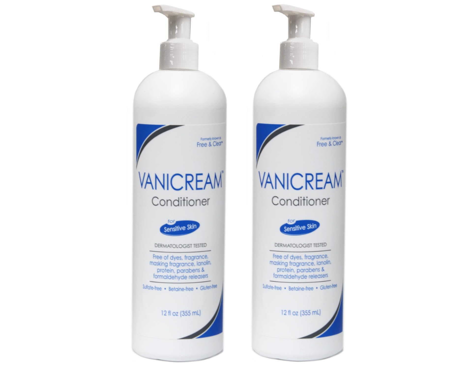 Vanicream après-shampooing, texture crème légère, apaise le cuir chevelu et rend les cheveux doux