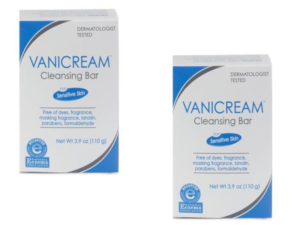 Vanicream Barre Nettoyante pour peau sensible, mousse douce adaptée au quotidien.