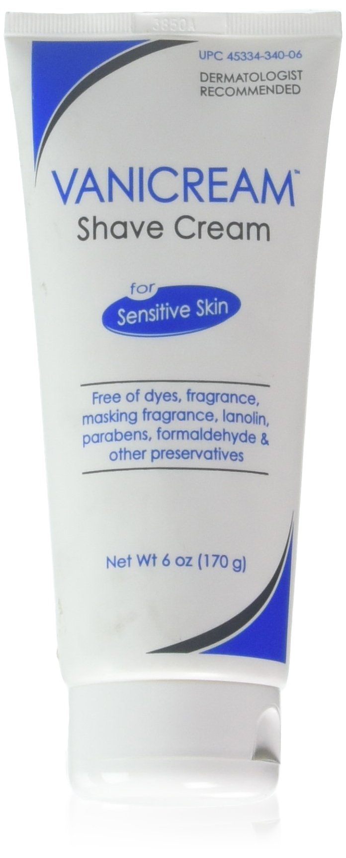 Vanicream crème de rasage en flacon, douceur adaptée à peaux sensibles
