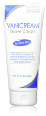 Vanicream Crème de Rasage – Bouteille 6oz, douceur hydratante pour peaux sensibles.