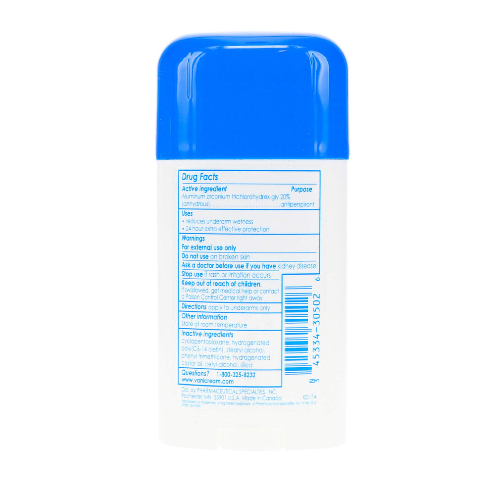 Vanicream déodorant-sans-bicarbonate convient peaux sensibles