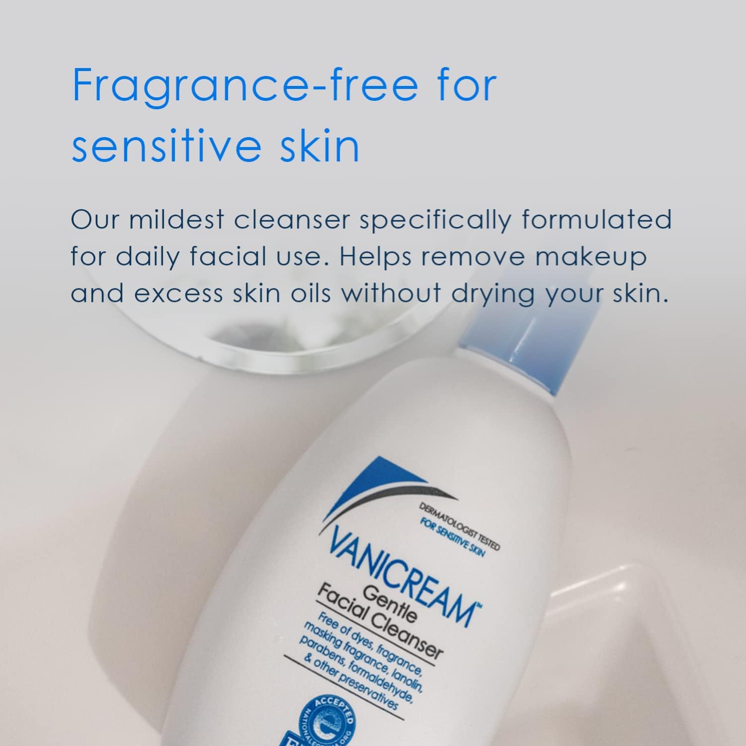 Two-pack of Vanicream Gentle Facial Cleanser in box for family skincare