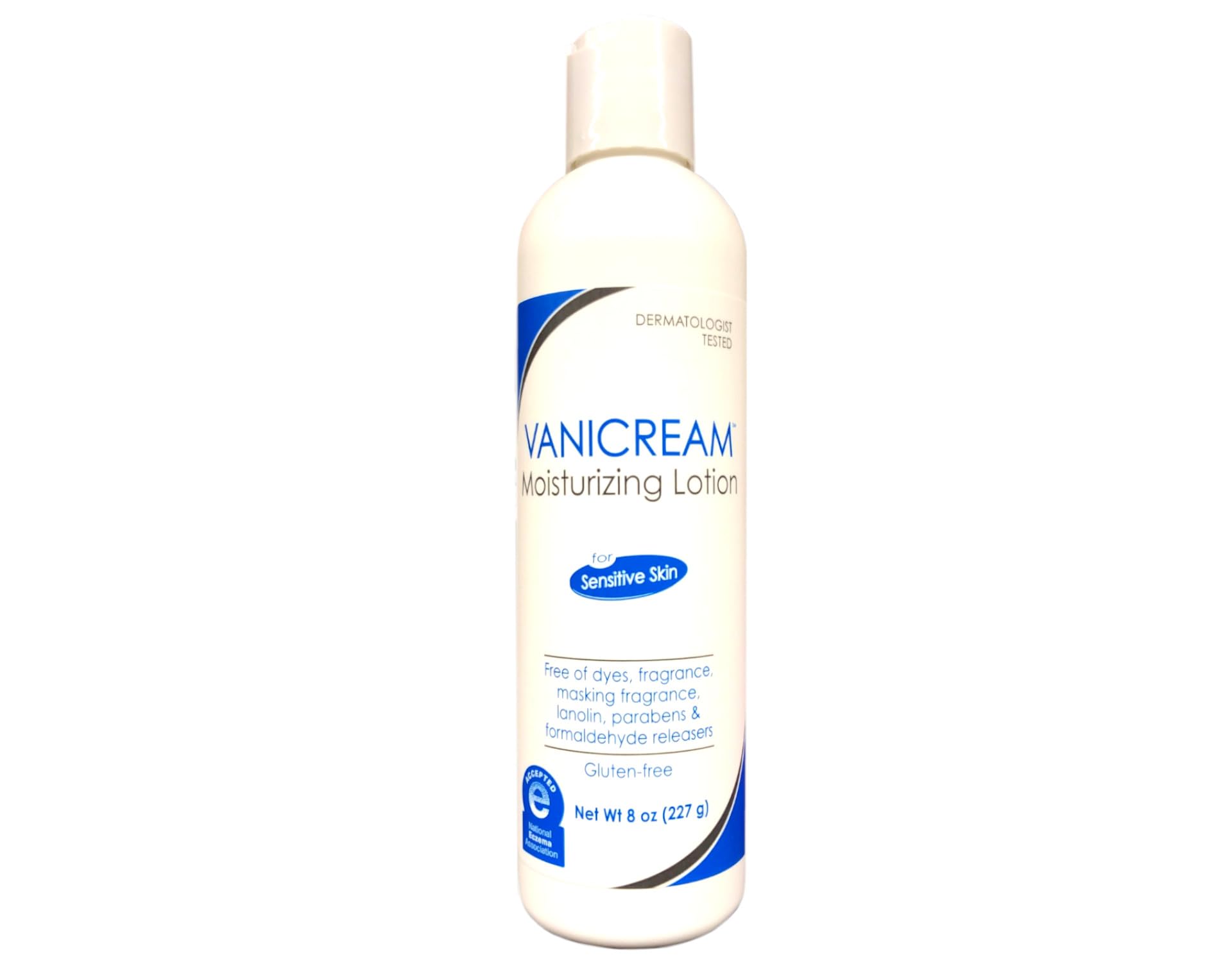Vanicream Lotion Hydratante – absorption rapide et texture légère pour visage et corps.
