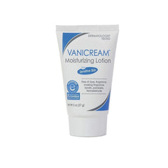 Lotion Vanicream hydratante en format voyage pour visage, mains et corps, hydratation douce.