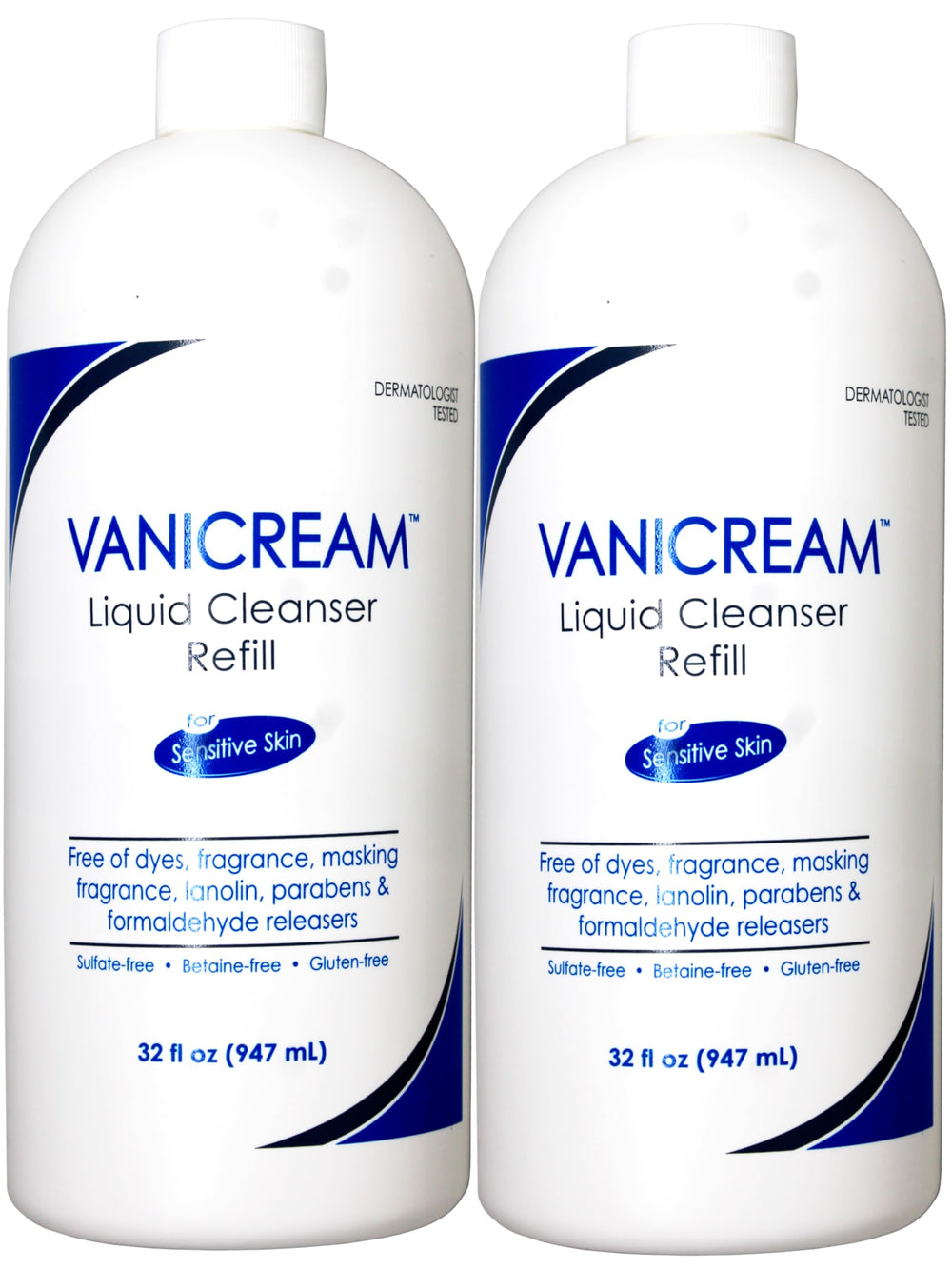 Vanicream Nettoyant Liquide—application douce pour les soins quotidiens.