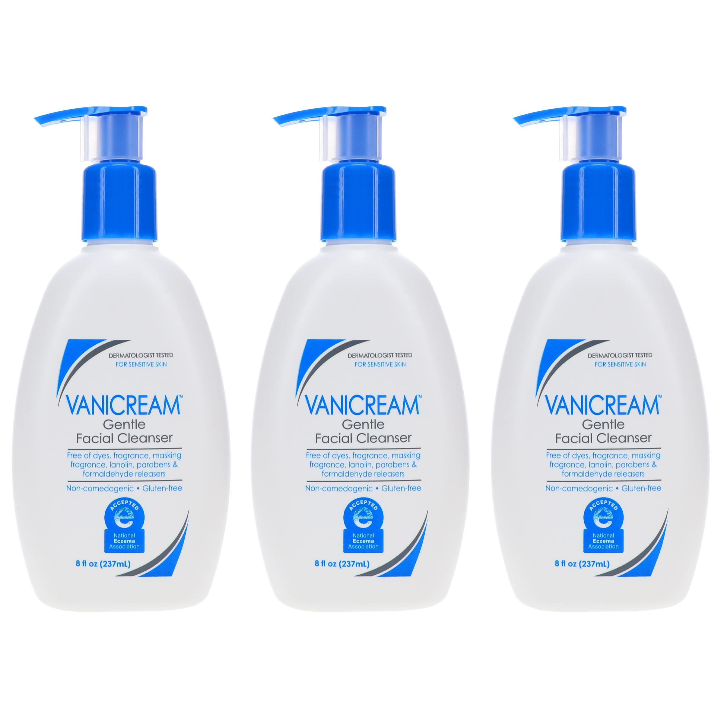 Vanicream Nettoyant Visage Doux - bouteille prête à l'emploi pour peau sensible.