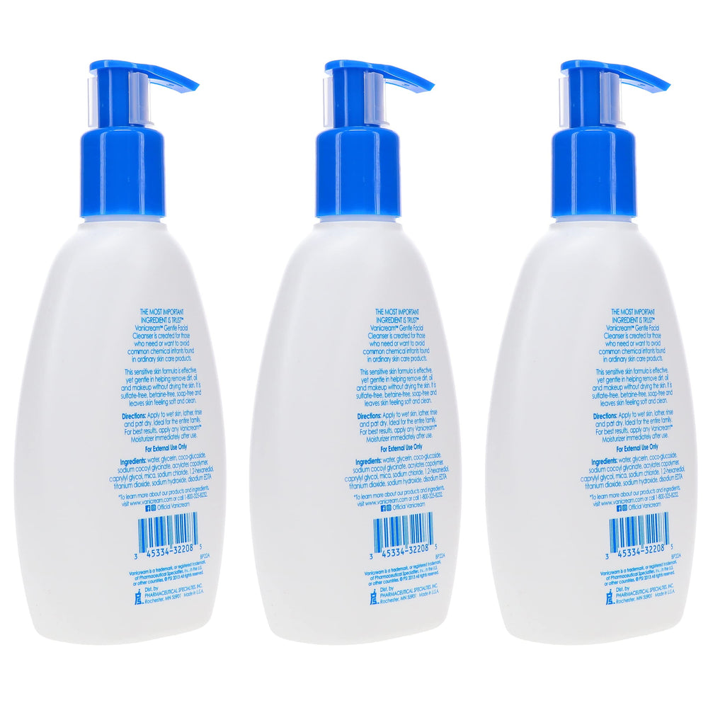 Vanicream Nettoyant Visage Doux - mousse crémeuse qui nettoie en douceur.