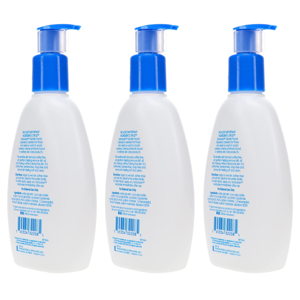Vanicream Nettoyant Visage Doux - sans sulfates.