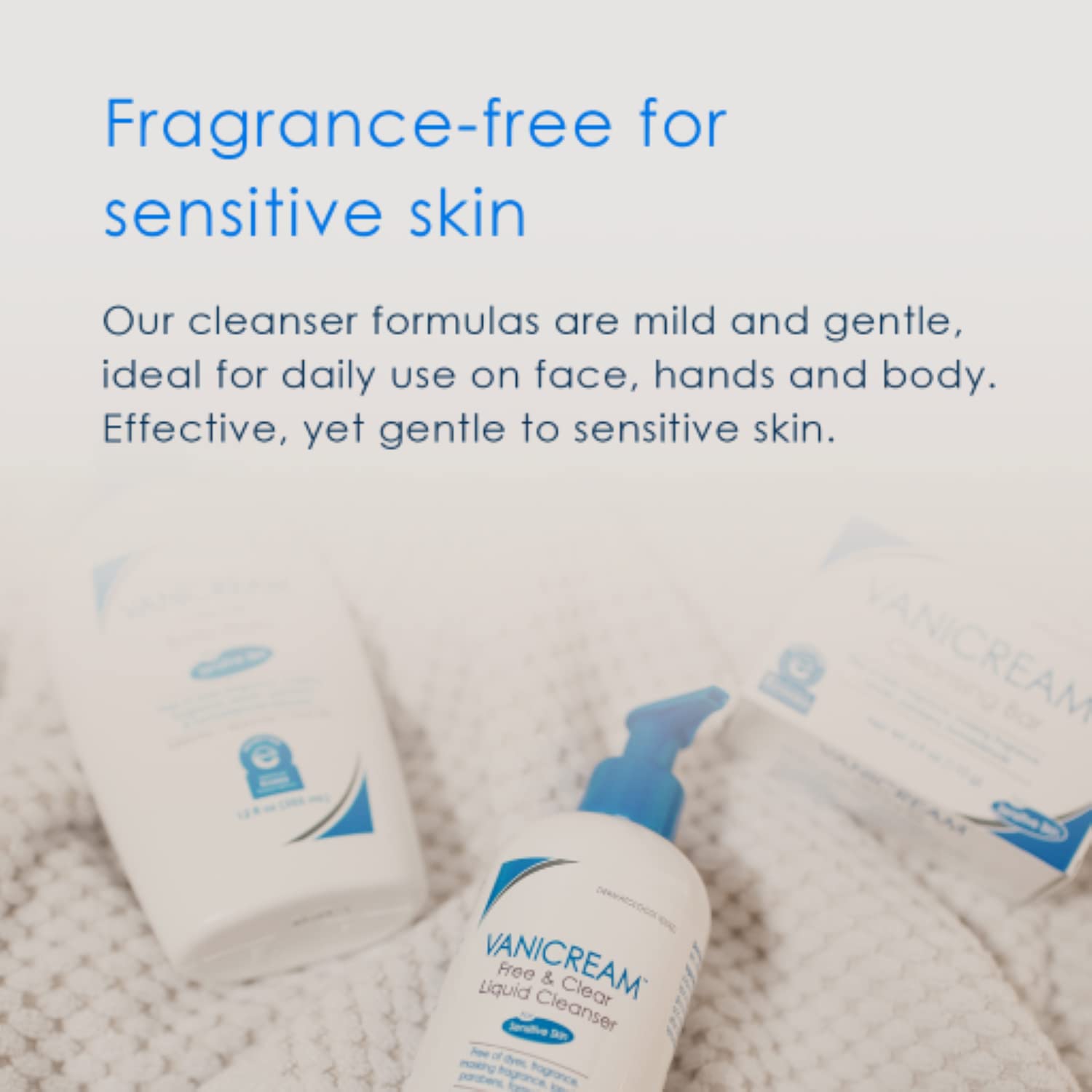 Vanicream Recharge Nettoyant Liquide — format économique pour la famille.