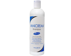 Vanicream shampooing sans parfum, étiquette claire, idéal pour un cuir chevelu sensible.