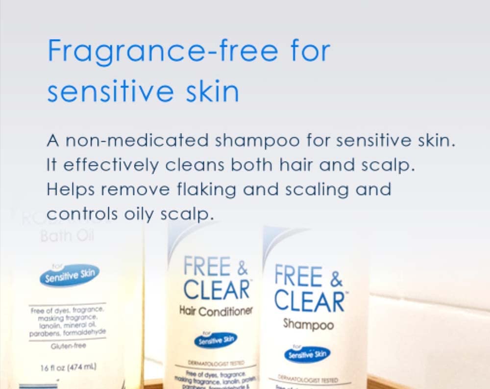Vanicream Shampoing sans sulfates, texture crémeuse pour démêler facilement.