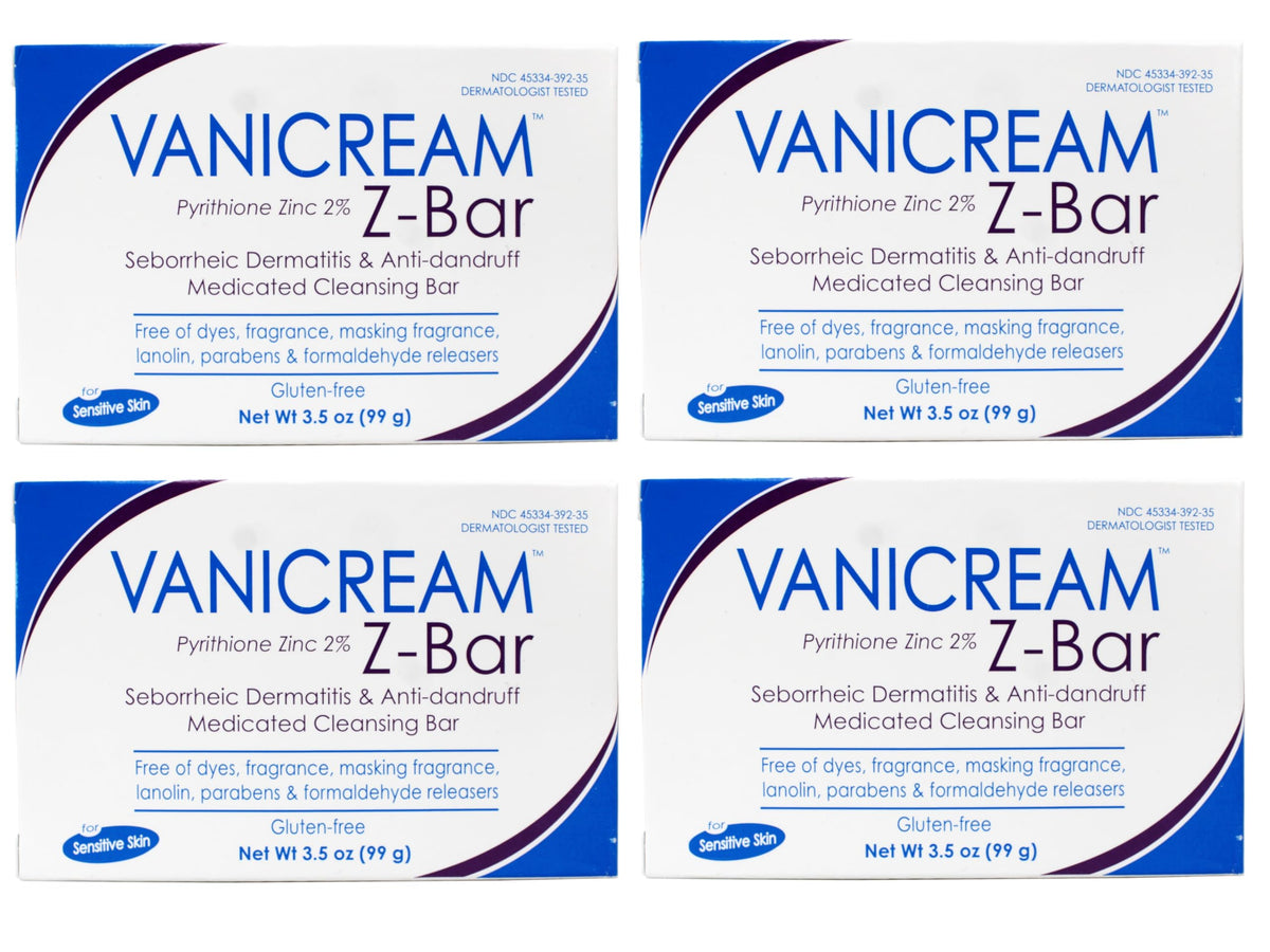 Vanicream Z-Bar barre médicamenteuse à 2% zinc pour apaiser démangeaisons et pelage