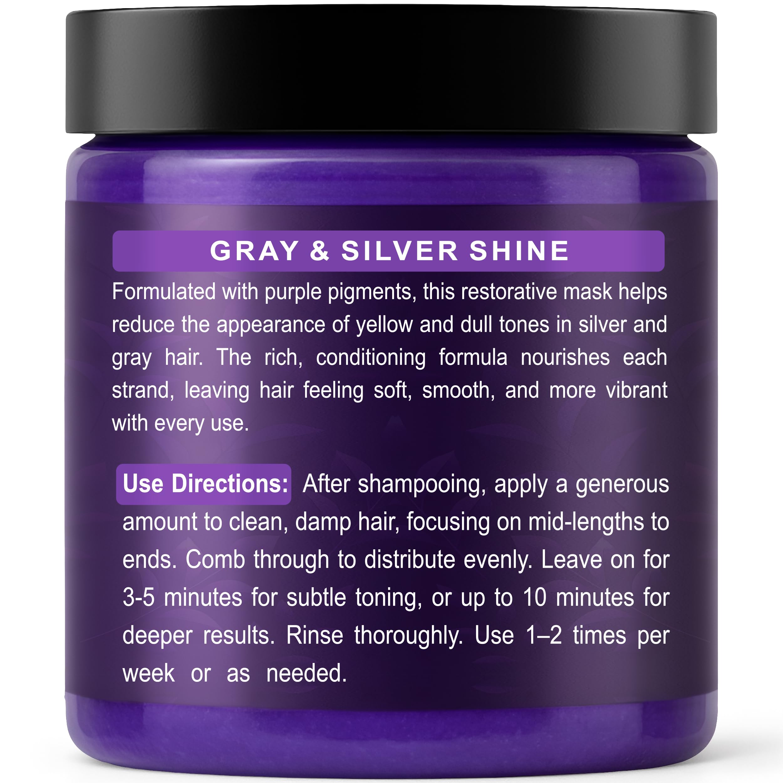 Cheveux gris après soin VANIDOX, brillance douce et naturelle.