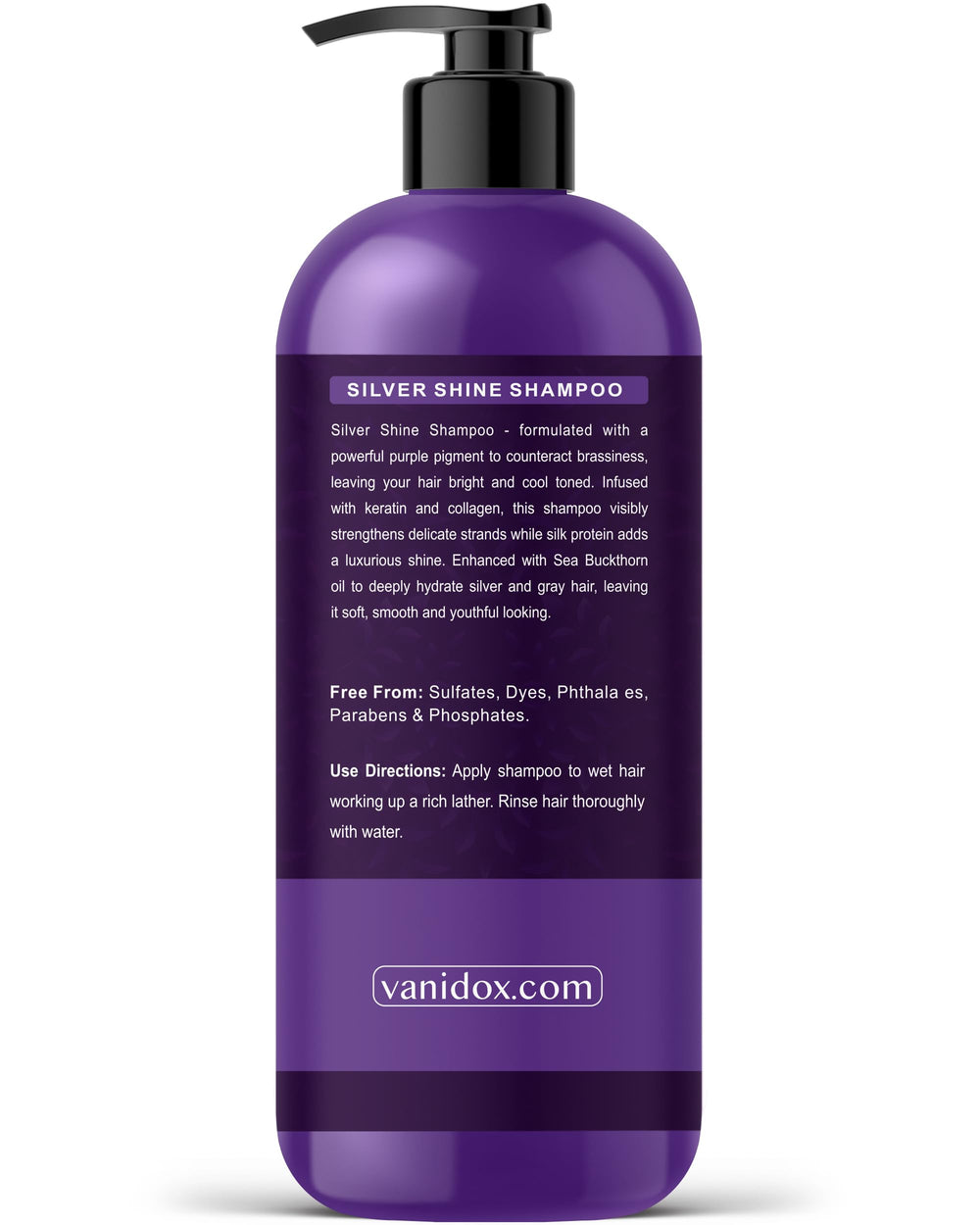 VANIDOX Coffret Shampoing Violet – emballage élégant prêt à offrir.