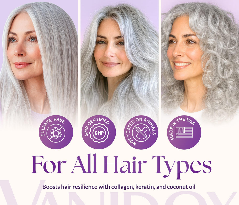 Formule sans sulfates du masque VANIDOX pour cheveux sensibles.
